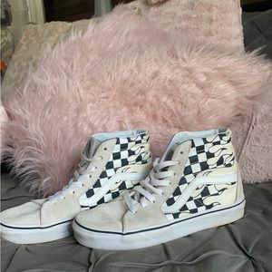 Flaming Hightop Vans